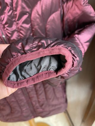 Chaqueta Morada Metalizada Ligera