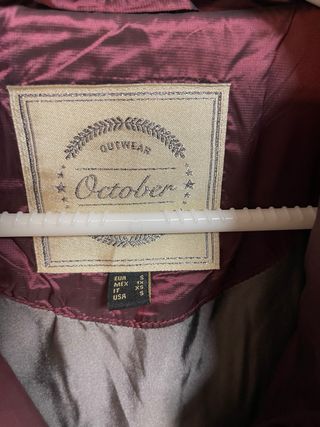 Chaqueta Morada Metalizada Ligera