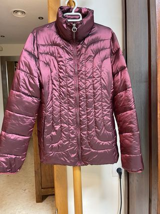 Chaqueta Morada Metalizada Ligera