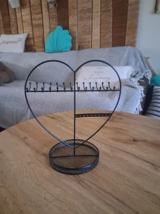 Expositor de Joyas Corazón Negro