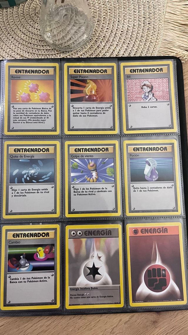 Colección Cartas Pokémon Base Set en español