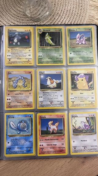 Colección Cartas Pokémon Base Set en español