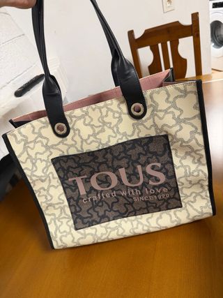 Bolso Tous Beige y Marrón