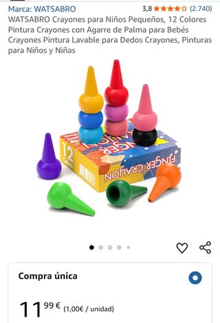 Ceras Finger Crayon Comestibles