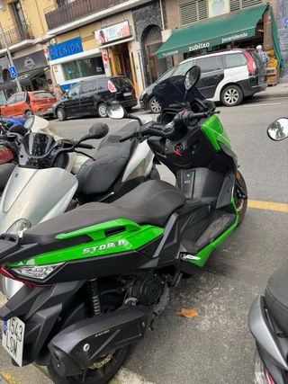 Moto Wottan 125 Scooter Verde