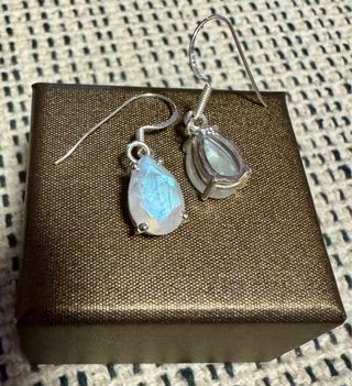 Pendientes Plata y Piedra Luna