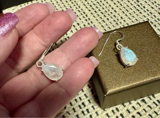 Pendientes Plata y Piedra Luna