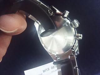 Seiko Cronógrafo Solar Negro/Plateado