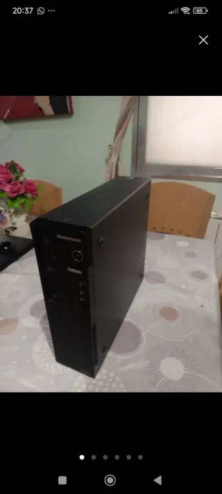 Pantalla HP y CPU Lenovo