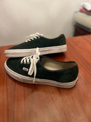 Zapatillas Vans Verdes y Blancas