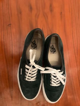 Zapatillas Vans Verdes y Blancas