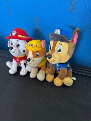 Peluche Paw Patrol - 3 Pezzi