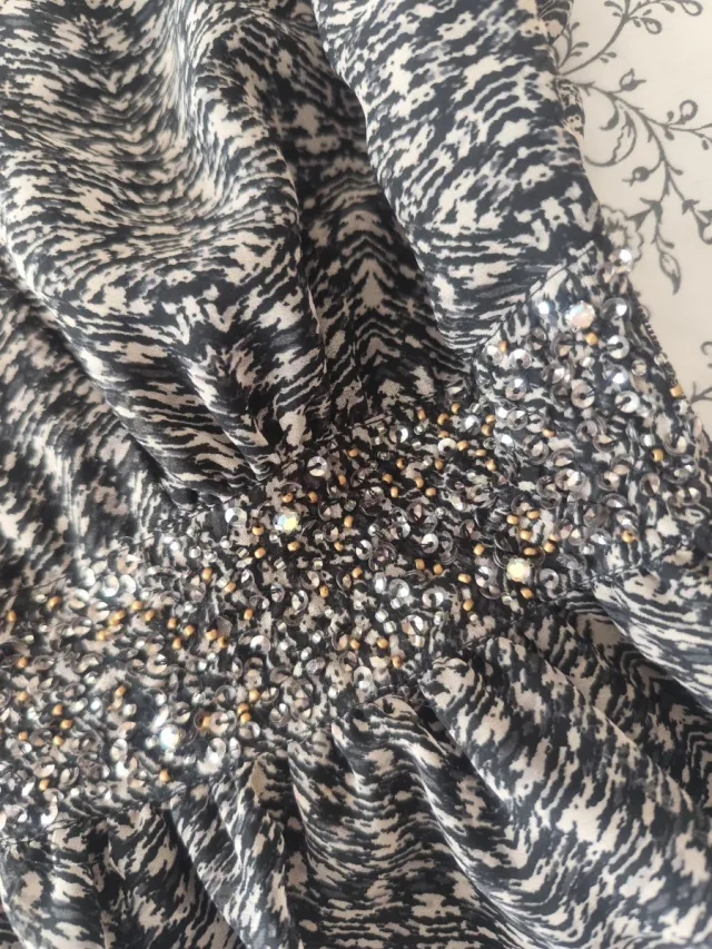 Vestido de fiesta estampado