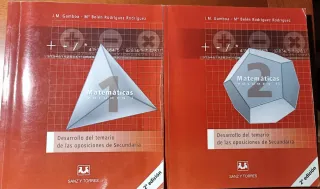 Desarrollo del temario de las opos. de Secundaria