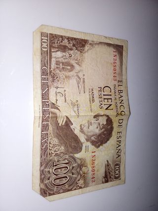 Billete 100 Pesetas España 1965