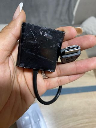 Adaptador HDMI a VGA Negro