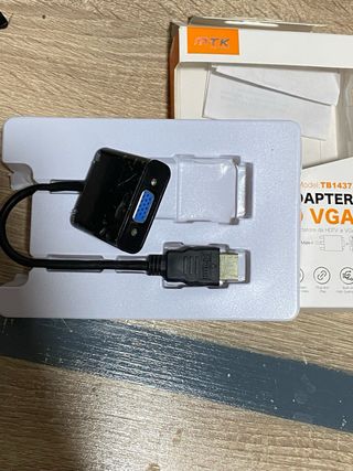 Adaptador HDMI a VGA Negro
