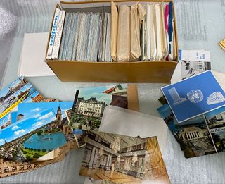 Lote de postales antiguas, aprox. 4 kgs peso neto