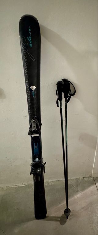 Esquís Elan Black Magic 152 + Palos