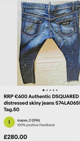 Vaqueros Dsquared2