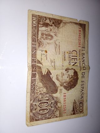 Billete 100 Pesetas España 1965