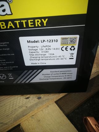 Baterías litio LiitoKala LiFePO4 NUEVAS 