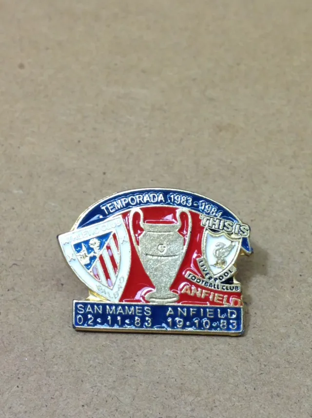 Pin Athletic Bilbao - Liverpool Copa Europa 1983
