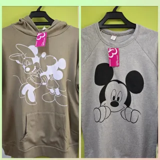 Sudaderas Mickey y Minnie Mouse.Talla M.CON ETIQUE