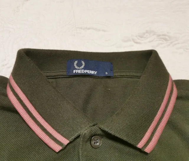 Polo Fred Perry verde talla S