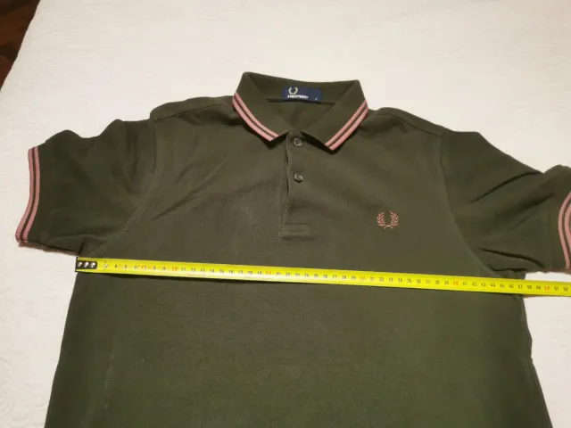 Polo Fred Perry verde talla S