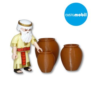 Juego 3 Tinajas Playmobil