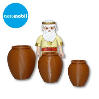 Juego 3 Tinajas Playmobil