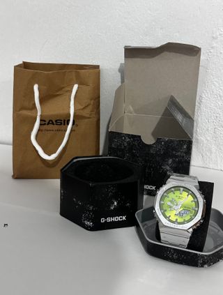 G-Shock Casio Acero Esfera verde
