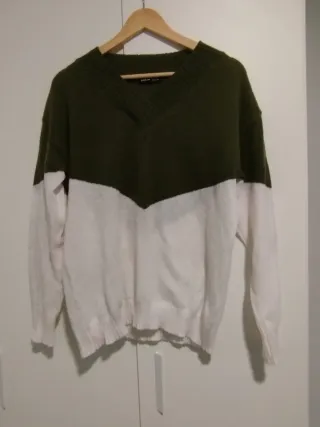 Jersey SHEIN verde y blanco talla única