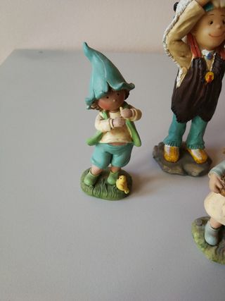 Soprammobili in resina elfi del bosco decorazione