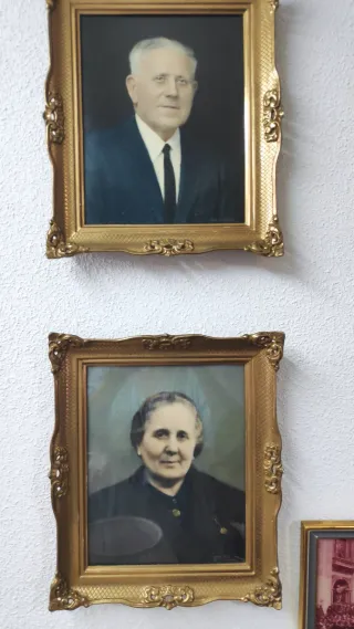 Fotos antiguas enmarcadas