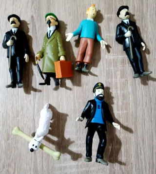 6 Figuras Tintín Coleccionista
