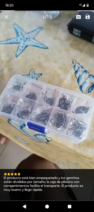 Set de anzuelos de pesca