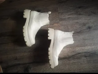 Botas Chelsea Blancas Talla 39