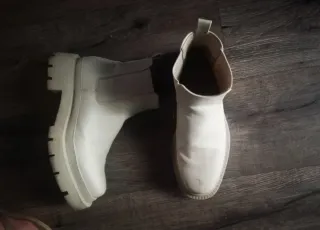 Botas Chelsea Blancas Talla 39