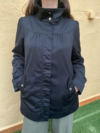 Chaqueta 3/4 negra vintage