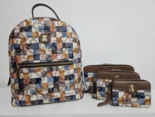 Mochila Tous Kaos + Cartera, Billetera y Monedero
