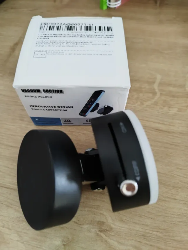 Soporte Móvil Coche Ventosa Negro