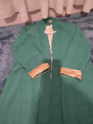 Conjunto mujer talla M verde y blanco