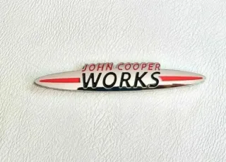 Logo Emblema JCW para Maletero de Mini Cooper One