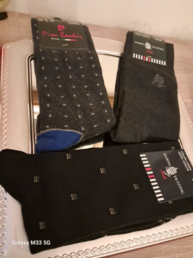 Calze uomo invernali nuove con cartellini