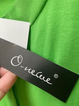 Chaqueta asimétrica O-neiss verde T. XXXL