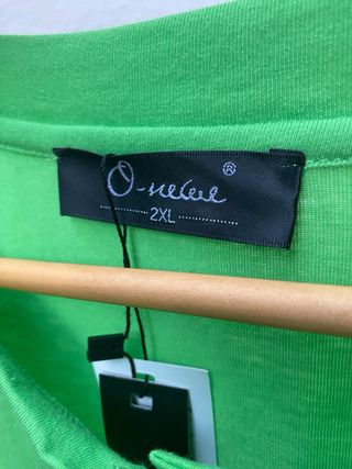 Chaqueta asimétrica O-neiss verde T. XXXL
