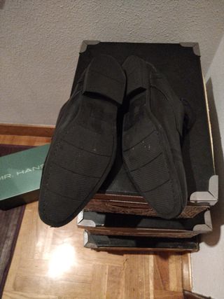 Zapatos negros de vestir de piel

