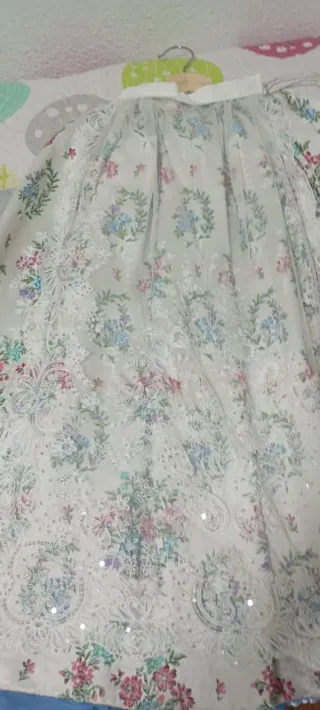 Traje de Fallera Niña Talla 3/7 años
